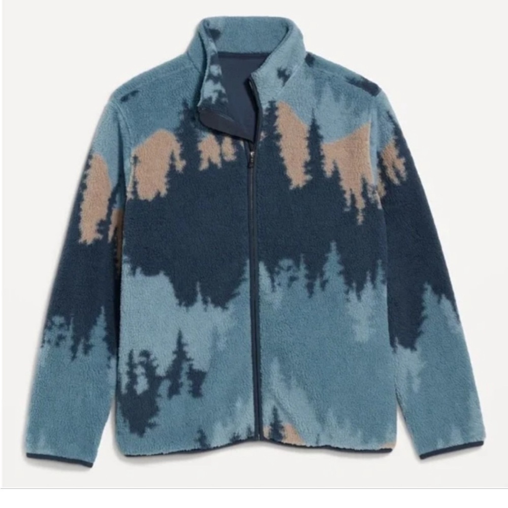 Old Navy men’s mountain fleece full zip jacket